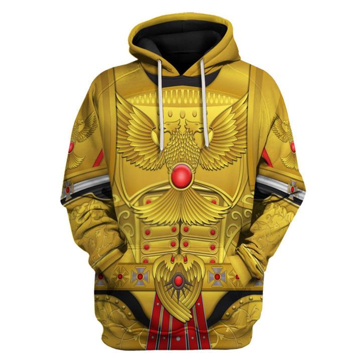 Warhammer 40K Warhammer Men's 3D Digital Printing cos Extreme Warrior Young Handsome Travel Fashion Leisure Hooded Sweater Day Style European and American Style