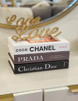 Decorative Decor Book High Quality Designer Brands Art Decor Books Dummy Books Prop Books Display Books