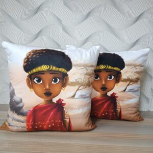 African-Inspired Luxury Artiscic Beautiful Throw Pillow Cover – 45x45cm For Bedroombed  or Living Room Sofa