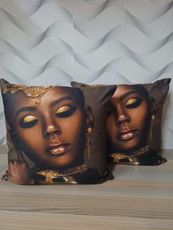 African-Inspired Luxury Artiscic Beautiful Throw Pillow Cover – 45x45cm For Bedroombed  or Living Room Sofa