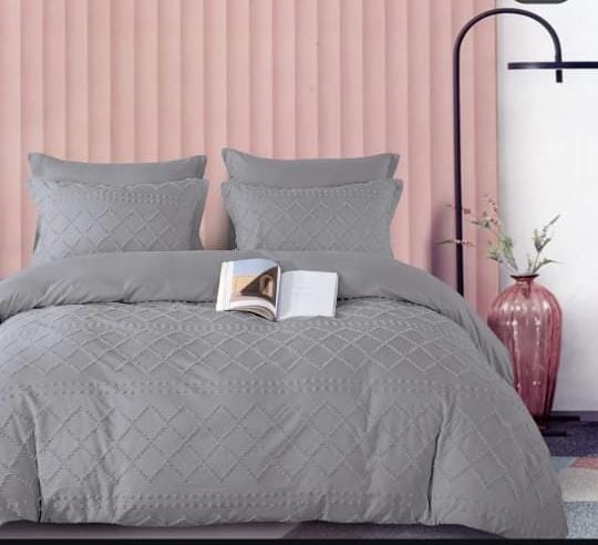 Luxury Tufted Wave Design Duvet cover set Soft, fluffy, durable and breathable Microfiber material suitable for all seasons (1Duvet cover,2Pillow cases)