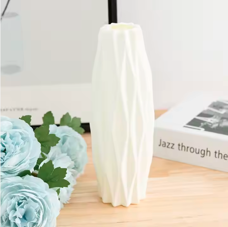 Home Decorative Plastic Nordic Vase Flower Arrangements Dry Wet Flower Vase For Home Dining Table /Office Table (No Flower)