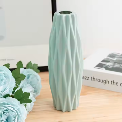 Home Decorative Plastic Nordic Vase Flower Arrangements Dry Wet Flower Vase For Home Dining Table /Office Table (No Flower)