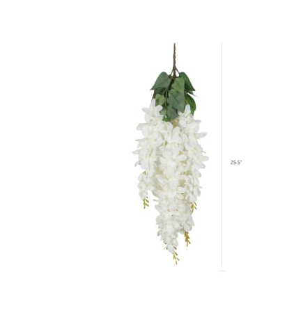 Artificial Silk Wisteria Flower Hanging Wisteria Vine Flower Silk Wisteria Garland – Artificial Hanging Flowers