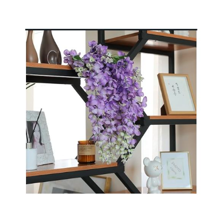 Artificial Silk Wisteria Flower Hanging Wisteria Vine Flower Silk Wisteria Garland – Artificial Hanging Flowers