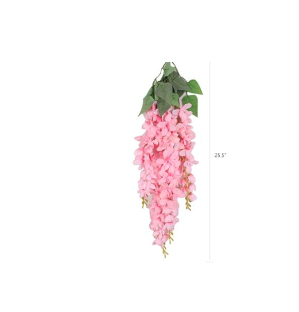 Artificial Silk Wisteria Flower Hanging Wisteria Vine Flower Silk Wisteria Garland – Artificial Hanging Flowers