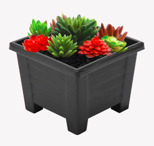 Kenpoly Size1  - One Color Square Planters Flower Pot/ Vase