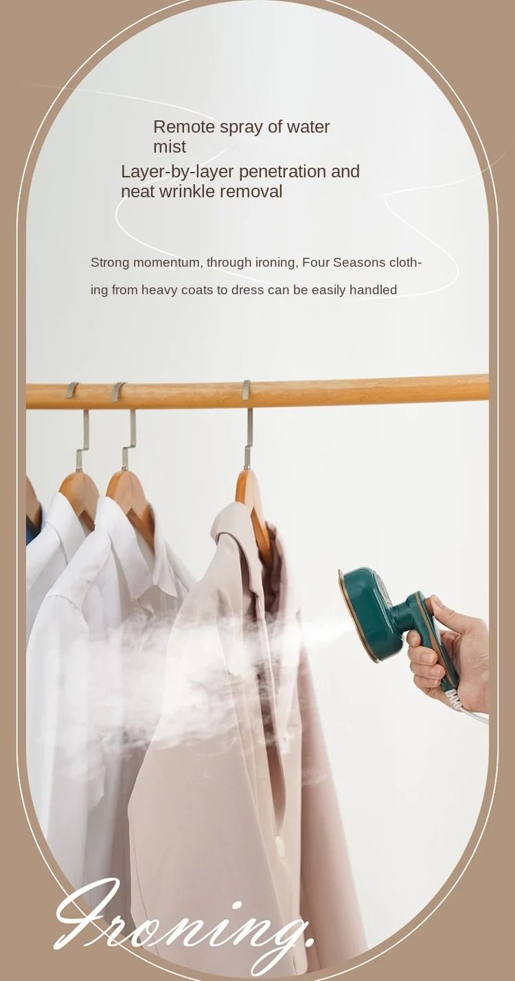 Mini hanging ironing machine Household steam iron Clothing store ironing machine hand-held convenient ironing machine