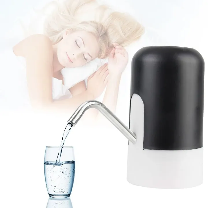 Automatic Water Dispenser With Blue LED Light USB Rechargeable Barreled Water Pumping Device Wireless Electric Water Pump