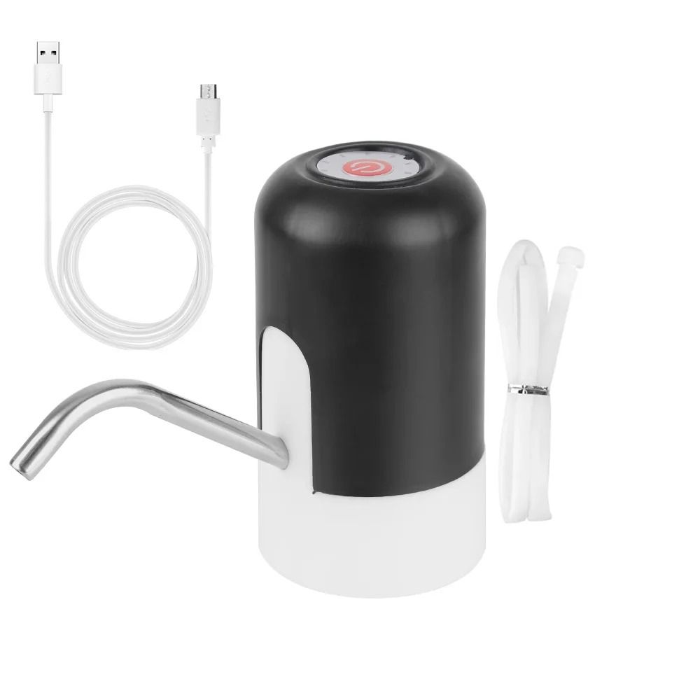 Automatic Water Dispenser With Blue LED Light USB Rechargeable Barreled Water Pumping Device Wireless Electric Water Pump
