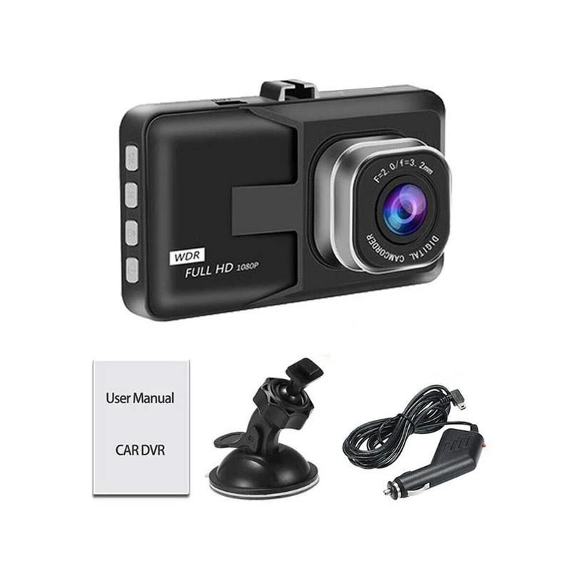 3 Inch Ful HD 1080P Driving Recorder Car DVR Night Camera Loop Recording Parking Monitoring Dashcam Video Registrar