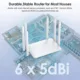 6 Antenna 1200M Wireless Router Enhancer WIFI Repeater External 2.4G 5G Power Signal Booster Hotspot Smoother RJ45 WAN LAN Modem