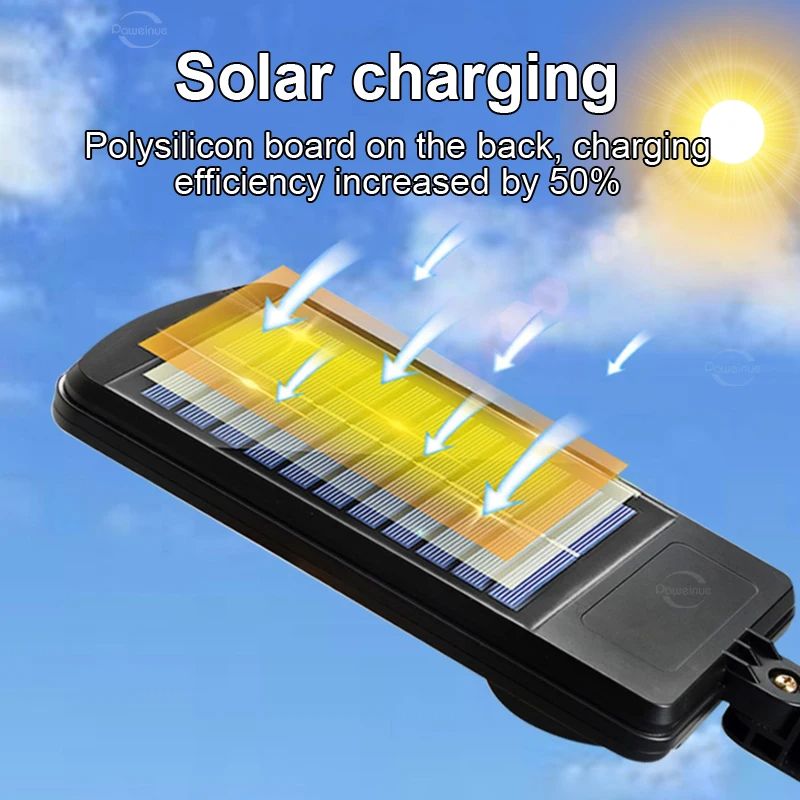 10000LM 8000mAh Solar LED Light Outdoor Motion Sensor Solar Lamps Powerful Solar Light Waterproof Garden Light Wall Street Light