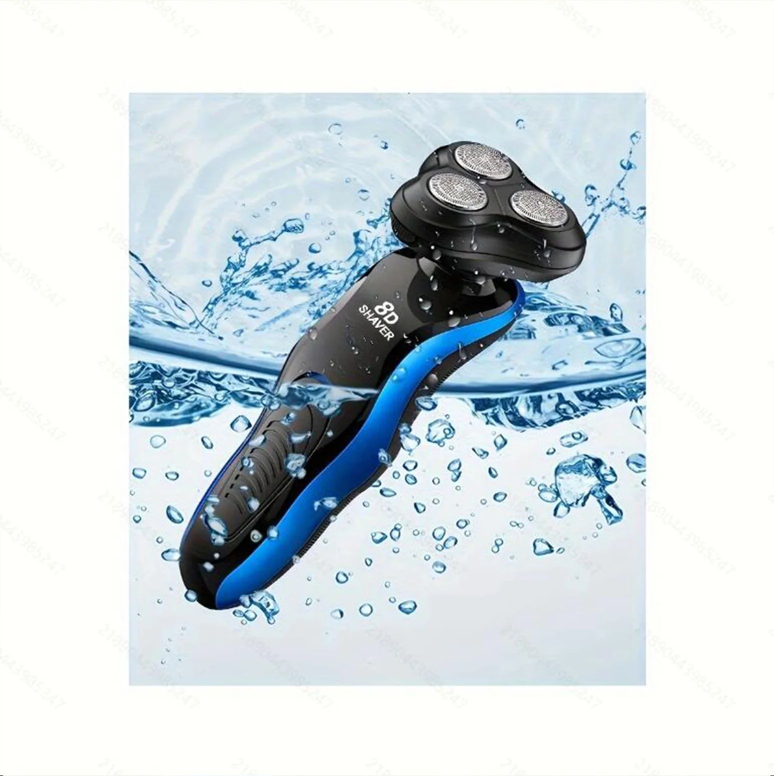 1pc Multifunctional four-in-one electric shaver 4 washable beard shaver rechargeable men's shaver USB rechargeable.