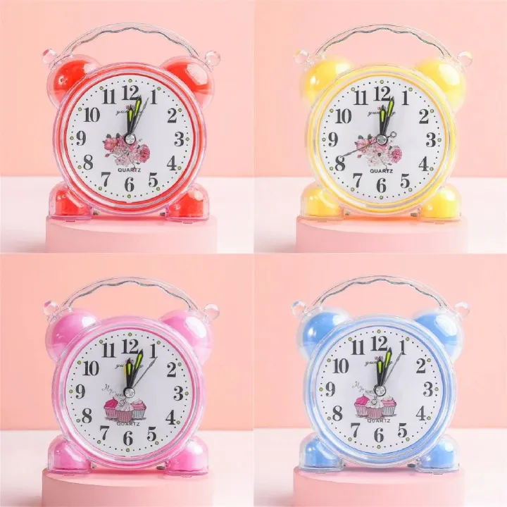 Cute Loud Alarm Clock Cute Mini Alarm Clock Table Bedside Alarm Clock Bedroom School Office Desk Home Decoration