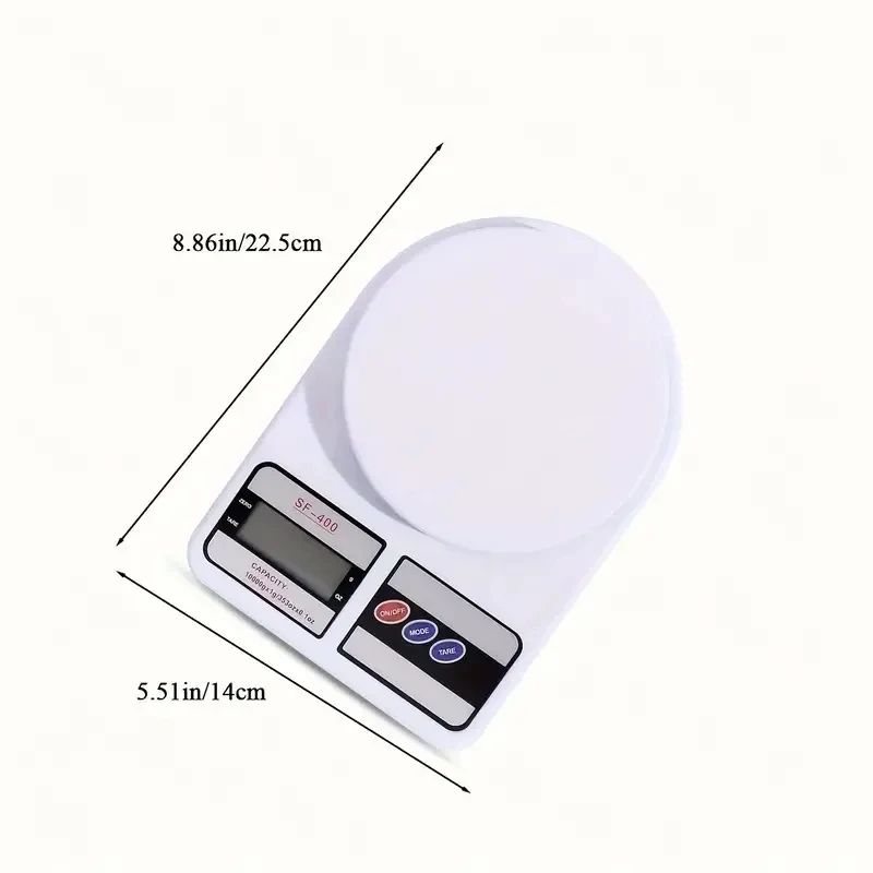 1pc 10kg High-precision Digital Kitchen Electronic Scale Food and Medicinal Material Baking Measurement Scale
