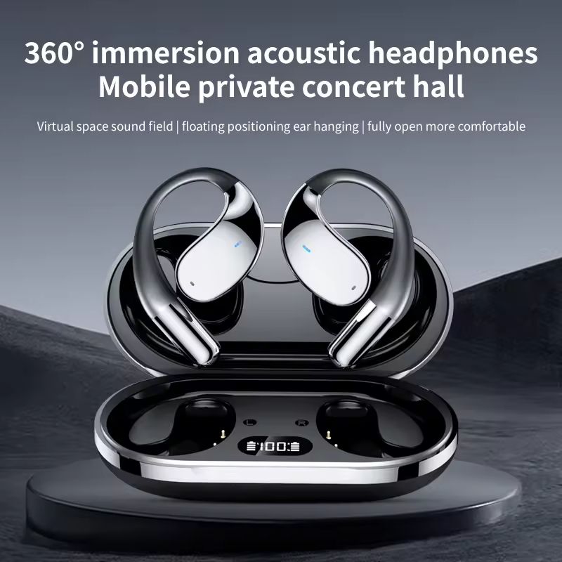 TWS Wireless Earbuds With Full Touch Control Immersive Sound and Fast Connection Built-in Microphone Headset Earphone