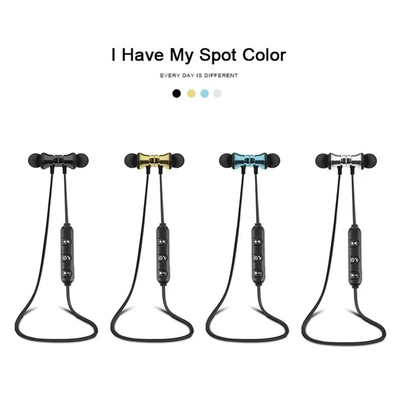 Magnetic Wireless Earphone Bluetooth Earphone Stereo Sports Waterproof Earbuds Wireless in-ear Headset with Mic Free shipping