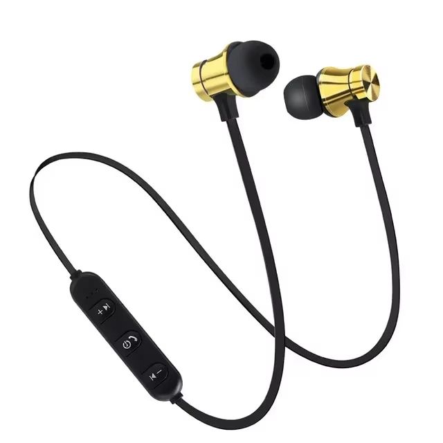 Magnetic Wireless Earphone Bluetooth Earphone Stereo Sports Waterproof Earbuds Wireless in-ear Headset with Mic Free shipping