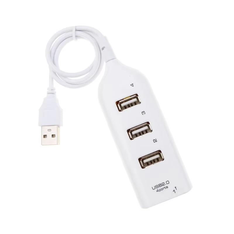 4 Port USB 2.0 Hubs Multi USB Splitter Hub Expander High Speed Transfer OTG Adapter for Macbook Pro Laptop Computer Accessories Black