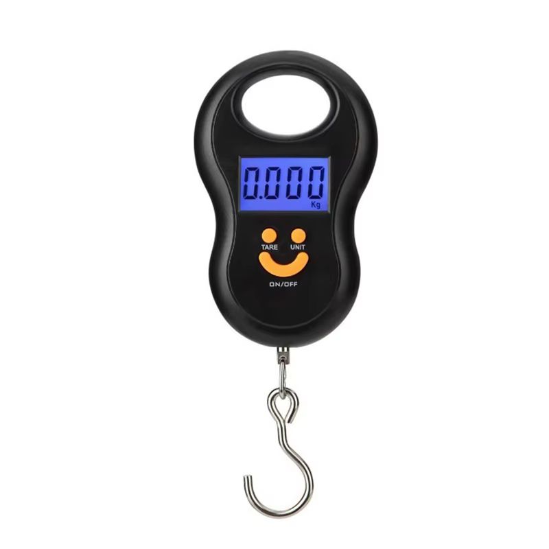 Electronic 50Kg 10g Hanging Scale LCD Digital Scale BackLight Fishing Weights Pocket Scale Luggage Scales