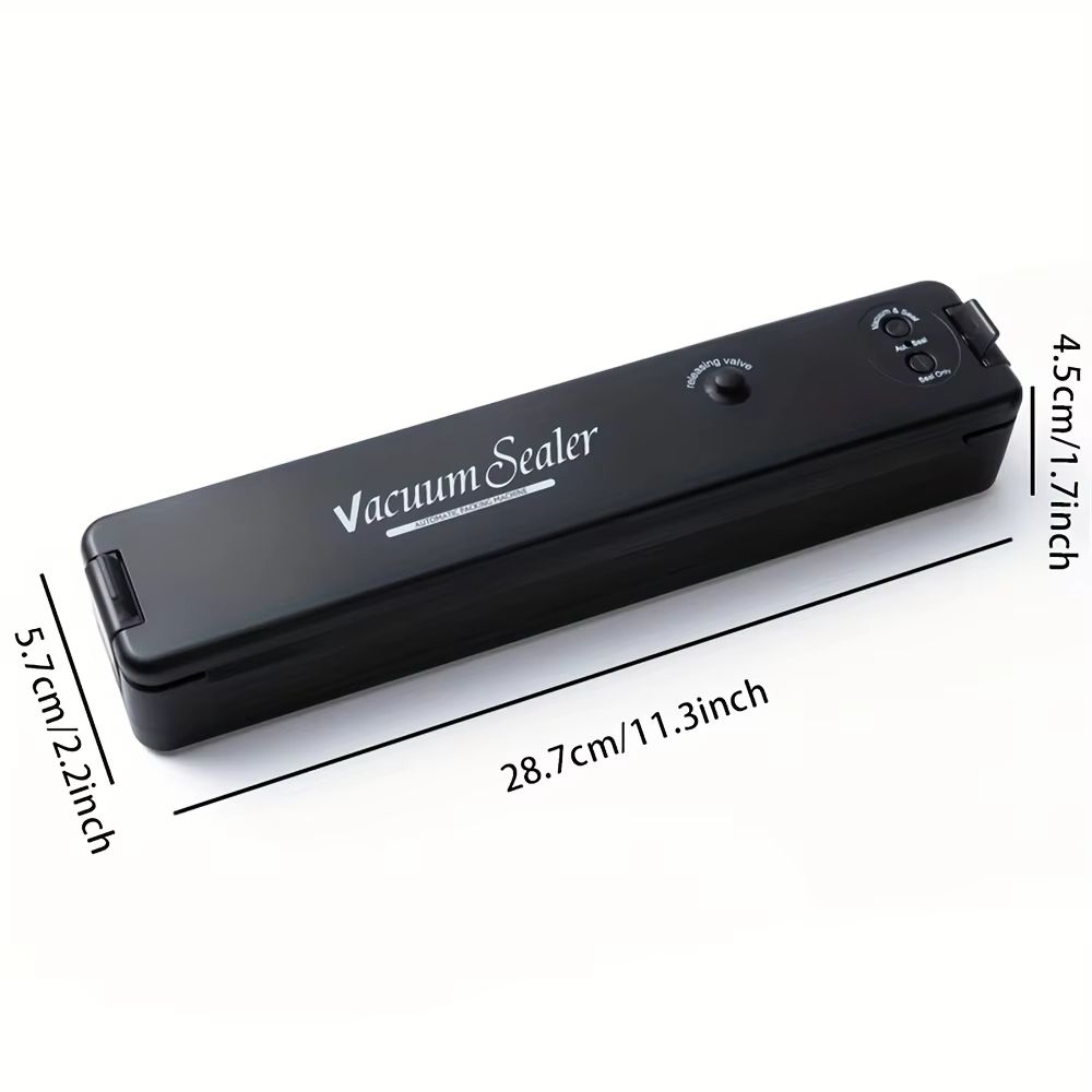 Vacuum Sealer Machine Food Vacuum Sealer For Food Saver Automatic Air Sealing System For Food Storage Dry With 10pcs Seal Bags