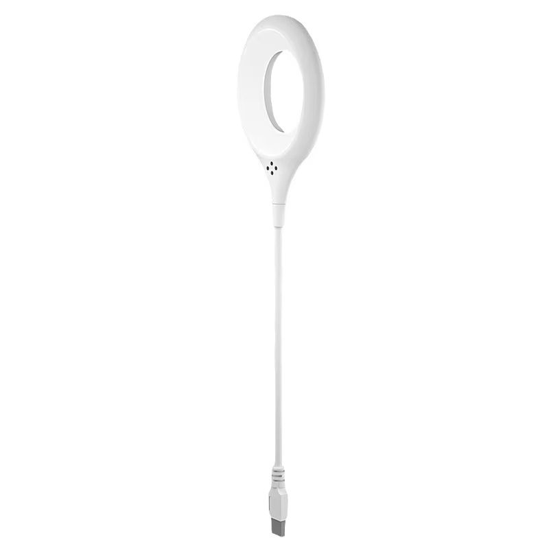 Portable LED desk lamp USB soft desk lamp intelligent voice reading lamp computer laptop eye protection lighting tri color dimming