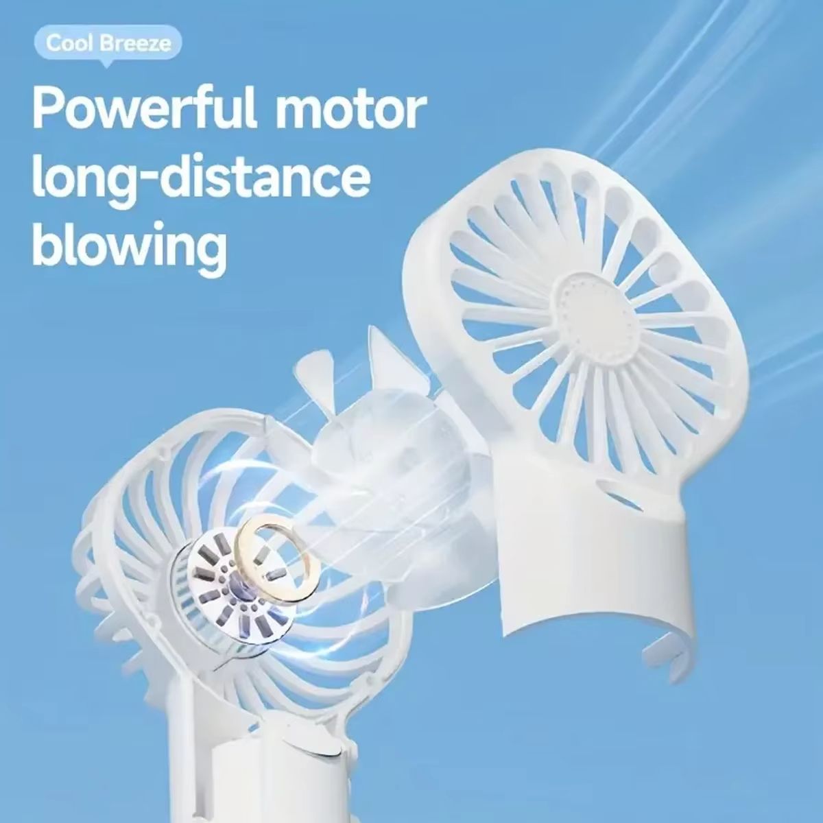 Handheld Mini Fan Air Conditioner USB Rechargeable Portable Mist Cooler Cooling Spray Humidifier Fan for Home/Office/Dorm Neck