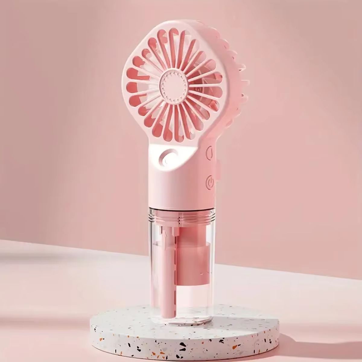 Handheld Mini Fan Air Conditioner USB Rechargeable Portable Mist Cooler Cooling Spray Humidifier Fan for Home/Office/Dorm Neck