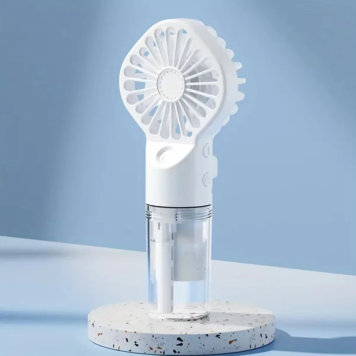 Handheld Mini Fan Air Conditioner USB Rechargeable Portable Mist Cooler Cooling Spray Humidifier Fan for Home/Office/Dorm Neck