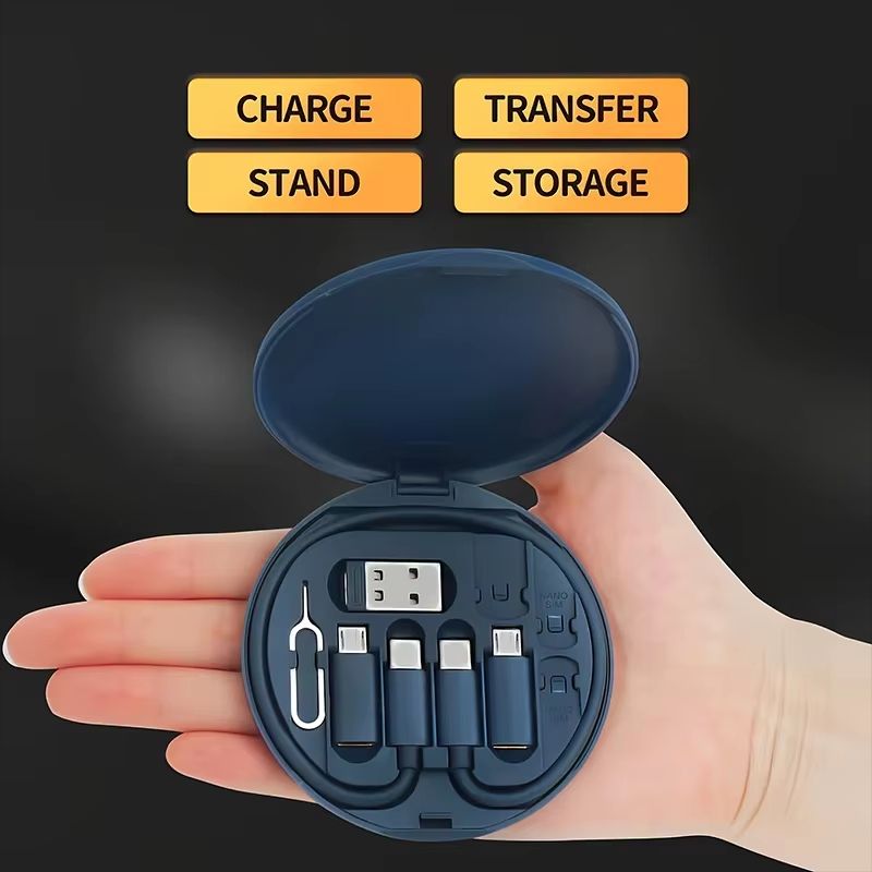 Multi USB Type C to C 60W Charging Adapter Cable Kit USB C to Conversion Lighting Set USB A & Type C to Micro/Type C/Lighting
