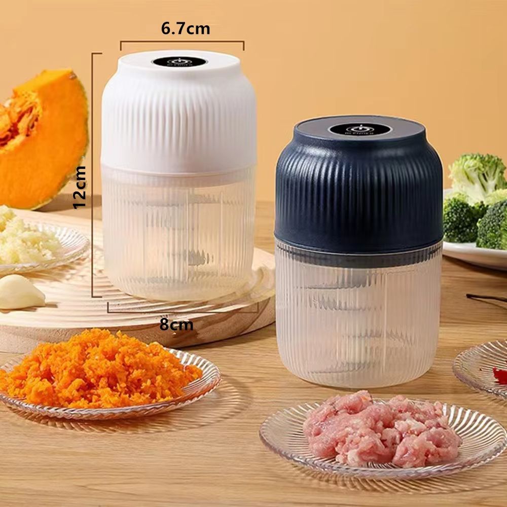 Electric Mini Garlic Chopper USB Meat Grinder Garlic Ginger Vegetable Baby Food Processor Meat Grinder Household Kitchen Tools