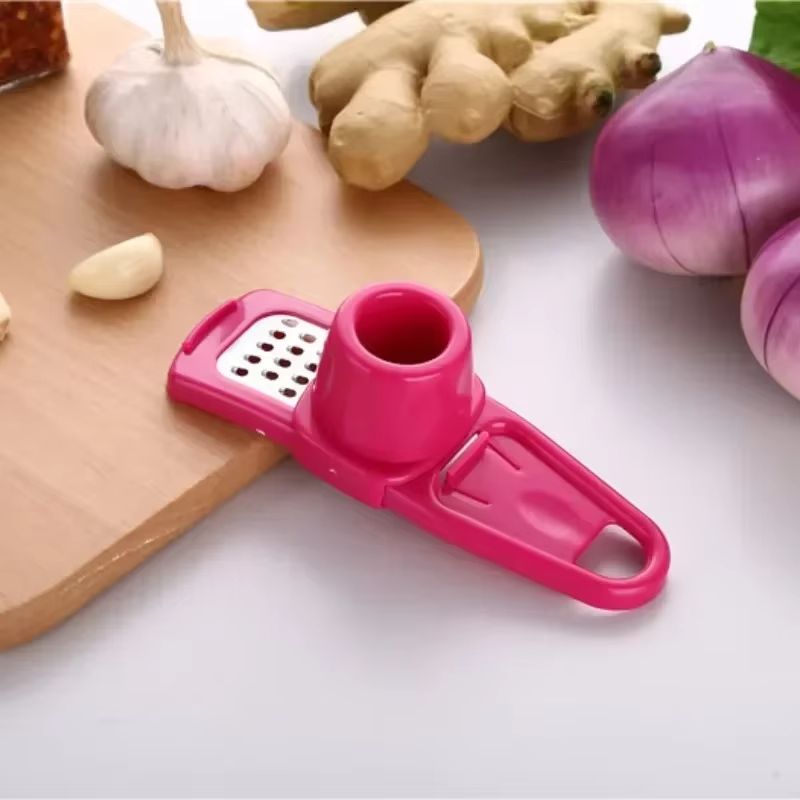 New Ginger Garlic Crusher Press Garlic Grinding Grater Cutter Peeler Manual Garlic Mincer Chopping Tool Kitchen Accessories