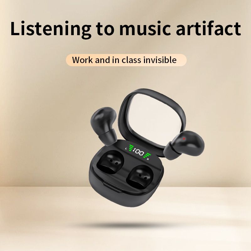 Cross-border hot sale: MINI wireless Bluetooth earbuds, sleep-friendly, invisible wear, music listening, super long battery life, comfortable for side sleeping