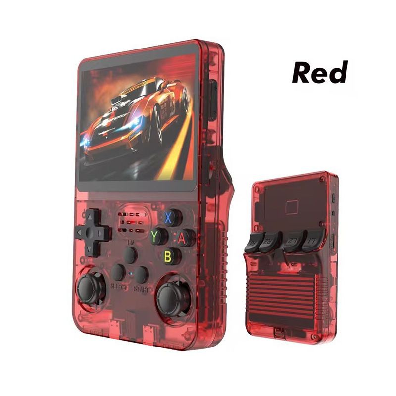 Portable retro arcade game nostalgia 3d dual-system handheld console new r36s open-source handheld game console