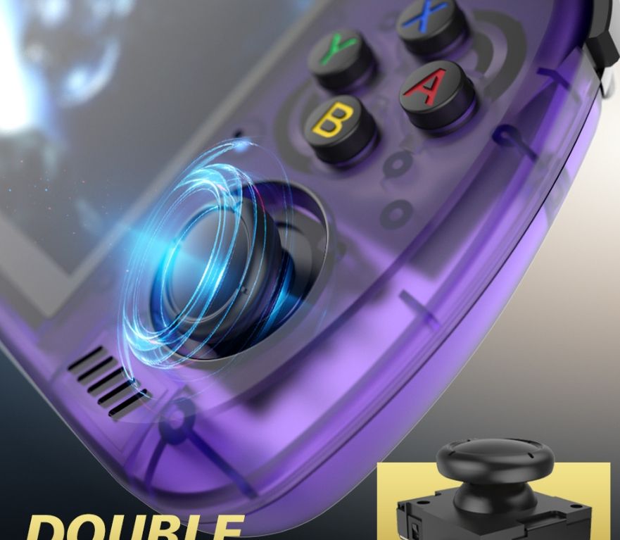 BOYHOM Green R36H PRO MAX Retro Gaming Console 4.2-inch IPS Screen RK3326 Processor 3000mAh Battery Open-Source Linux System Por