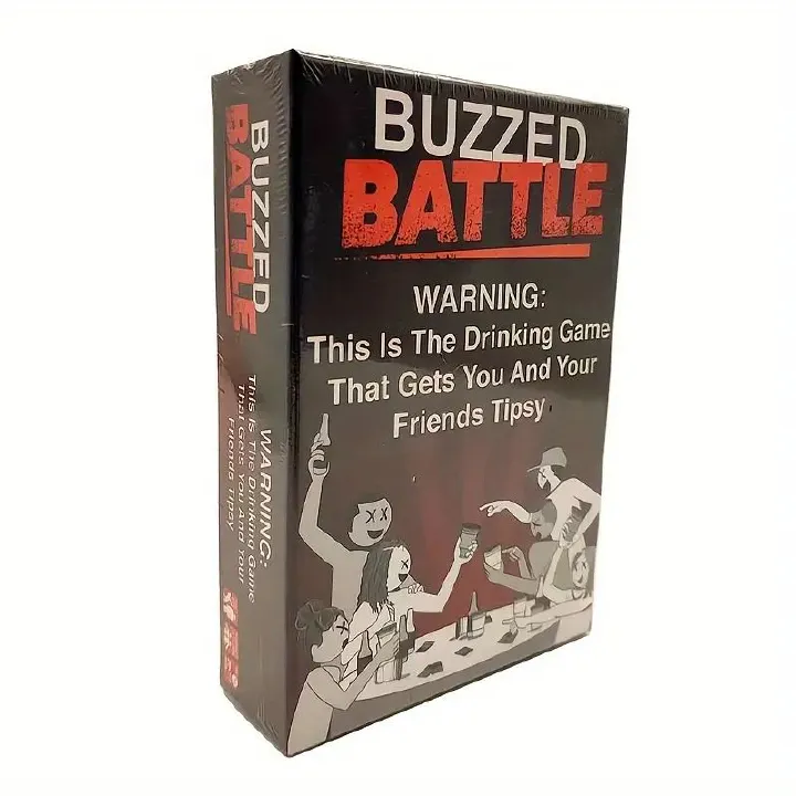 Buzzed Battle Card Game - The Hilarious Team Party Game That Will Get You & Your Friends Hydrated, Pool Party Games, Summer Party Games