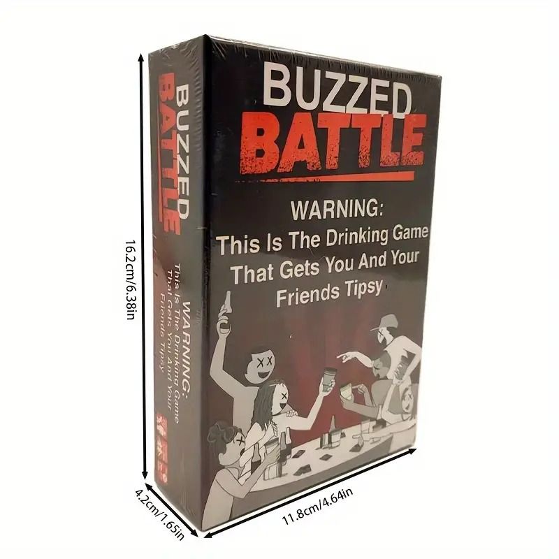 Buzzed Battle Card Game - The Hilarious Team Party Game That Will Get You & Your Friends Hydrated, Pool Party Games, Summer Party Games