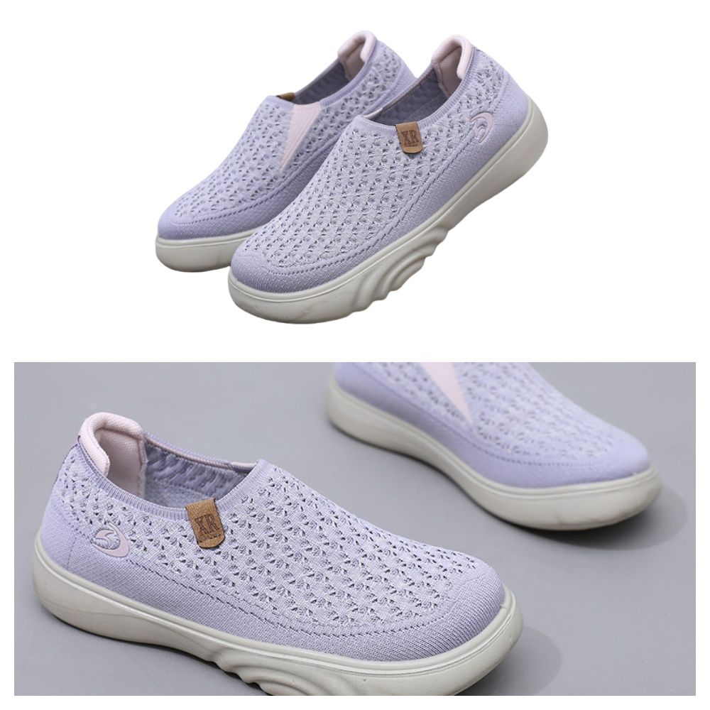 Autumn Shoes for Women Breathable Comfortable Slip-on Loafers Non-slip Thick Sole Casual Flat Shoes for Women