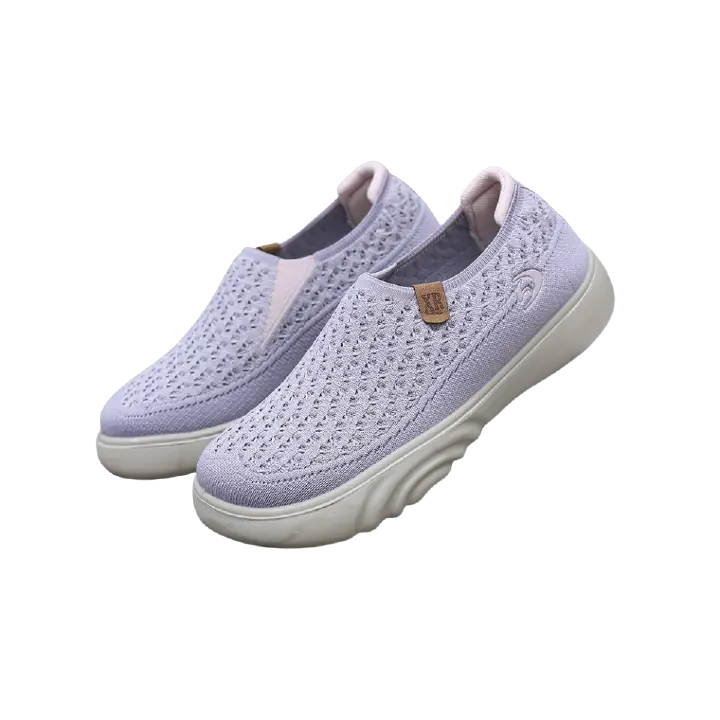 Autumn Shoes for Women Breathable Comfortable Slip-on Loafers Non-slip Thick Sole Casual Flat Shoes for Women