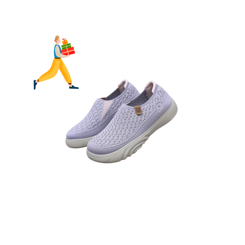 Autumn Shoes for Women Breathable Comfortable Slip-on Loafers Non-slip Thick Sole Casual Flat Shoes for Women