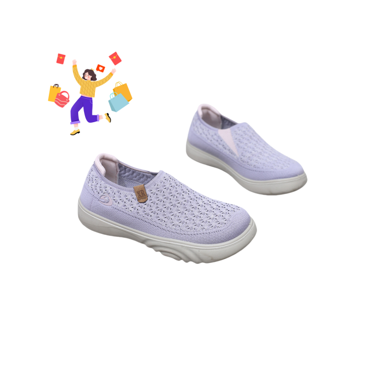 Autumn Shoes for Women Breathable Comfortable Slip-on Loafers Non-slip Thick Sole Casual Flat Shoes for Women