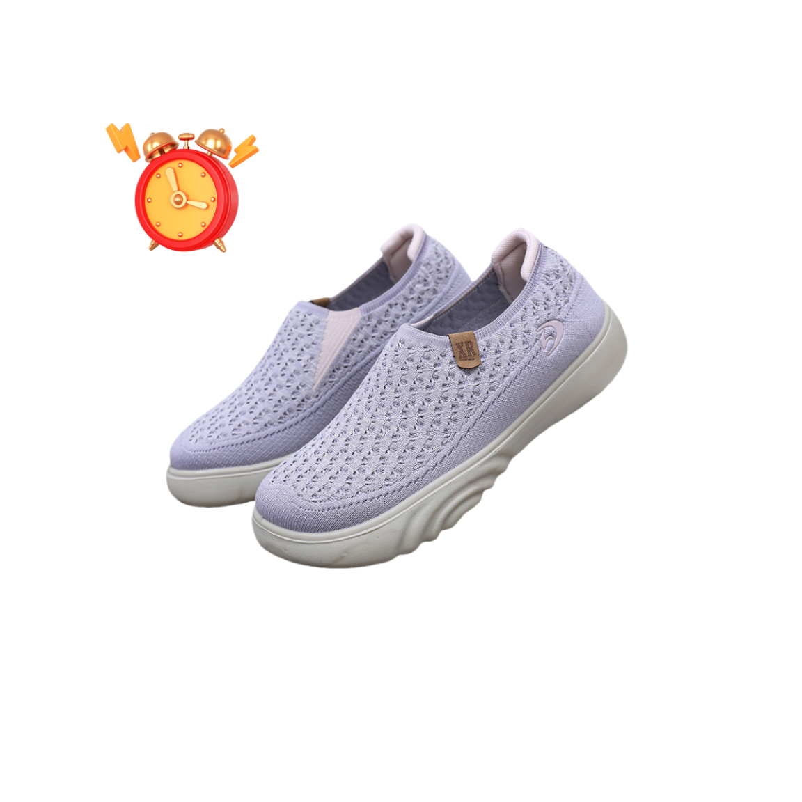 Autumn Shoes for Women Breathable Comfortable Slip-on Loafers Non-slip Thick Sole Casual Flat Shoes for Women