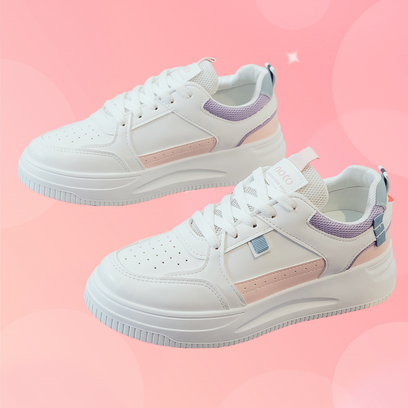New White Shoes for Women New Sneakers Casual Sports Sneakers Shoes Trendy Internet Celebrity White Shoes for Women