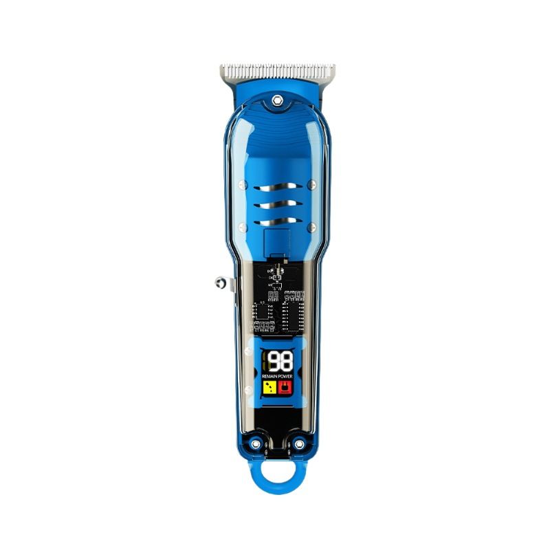 Transparent Body Electric Hair Clipper Professional Trimmer USB Rechargeable Hair Cutting Machine For Men Holiday Gift For Him