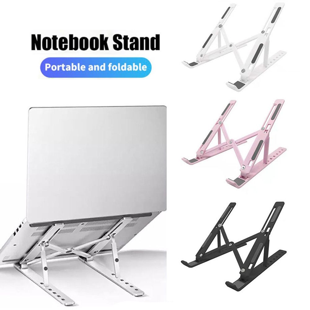 Foldable Laptop Stand Notebook Stand Portable Laptop Holder Tablet Stand Computer Support For MacBook Air Pro ipad Black mobile phone holder