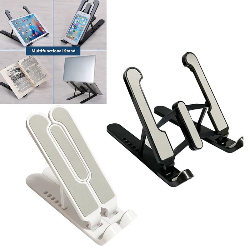 Foldable Laptop Stand Notebook Stand Portable Laptop Holder Tablet Stand Computer Support For MacBook Air Pro ipad Black mobile phone holder