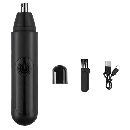 Men's Electric Nose Ear Eyebrow Hair Trimmer Electric Cleaning Tool for Shaving Low Noise Portable Mini Shaving Nose Hair