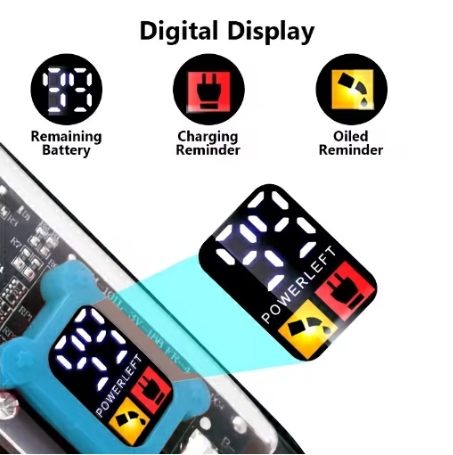 Sleek Black Electric Hair Clipper USB Rechargeable Professional Trimmer for Men Grooming