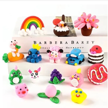 12 Color Non Toxic Modeling Clay Soft Easy To Shape For Kids Art DIY Crafts Creative Learning Toys